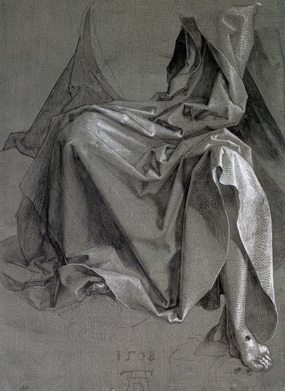 Studie der Gewänder Christi, 1508 von Albrecht Dürer